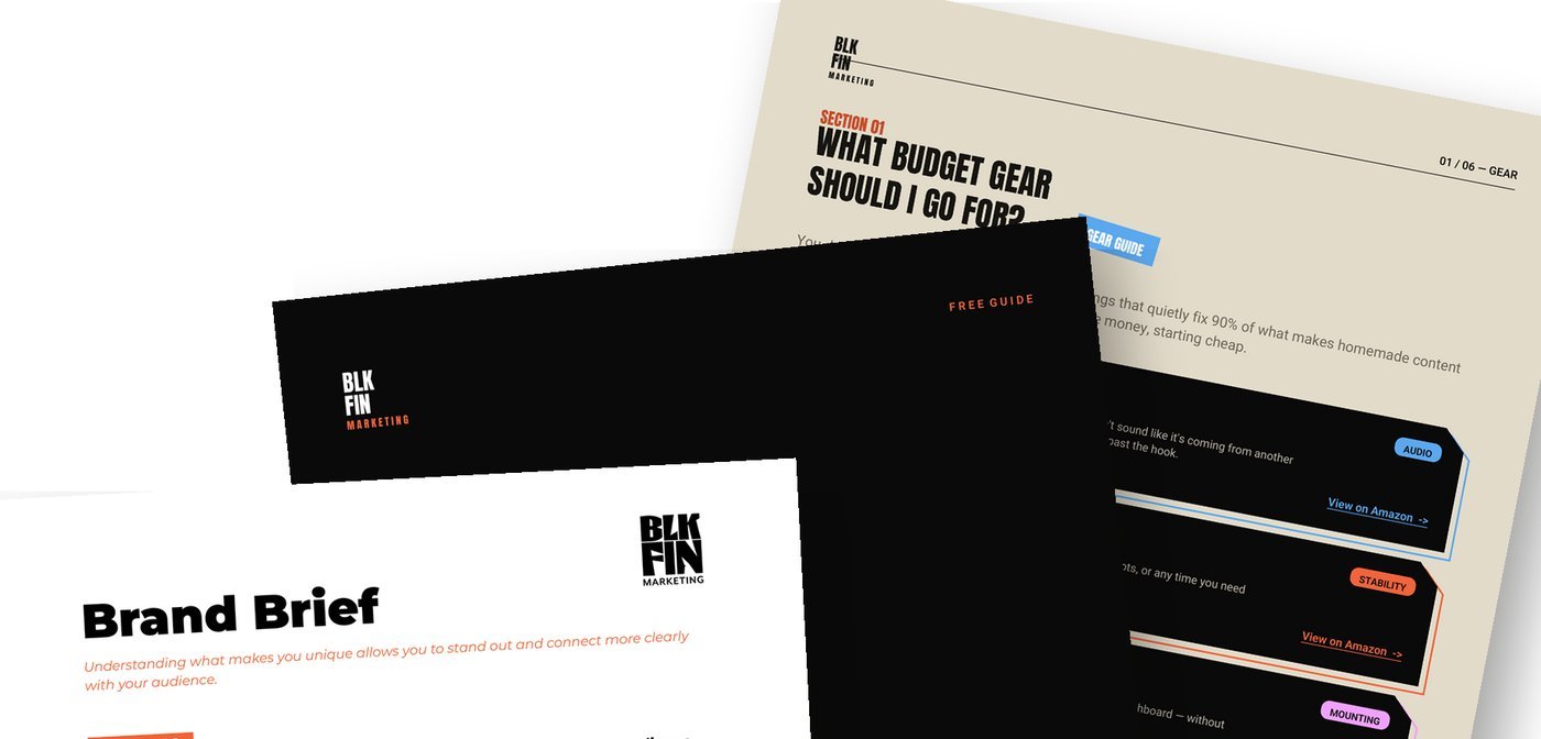 Preview of the BLK FIN freebie resource stack